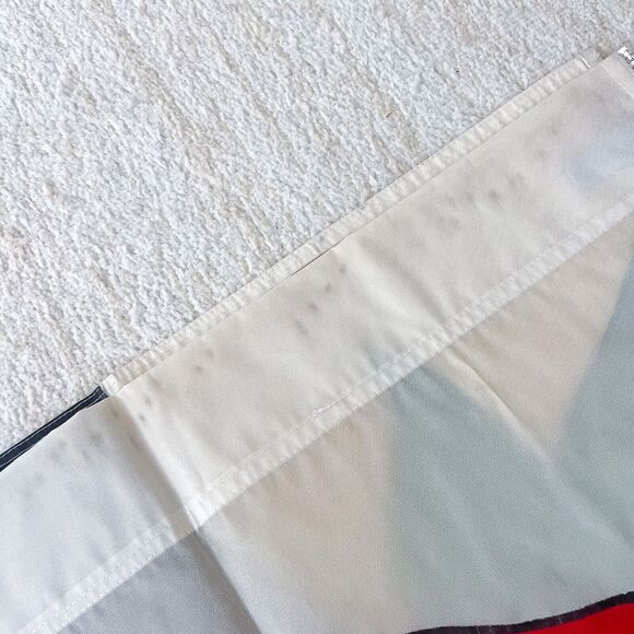 Large Garden Flag Cardinal Bird Tree Berries Red White Black 28x40 Vintage - Picture 6 of 7